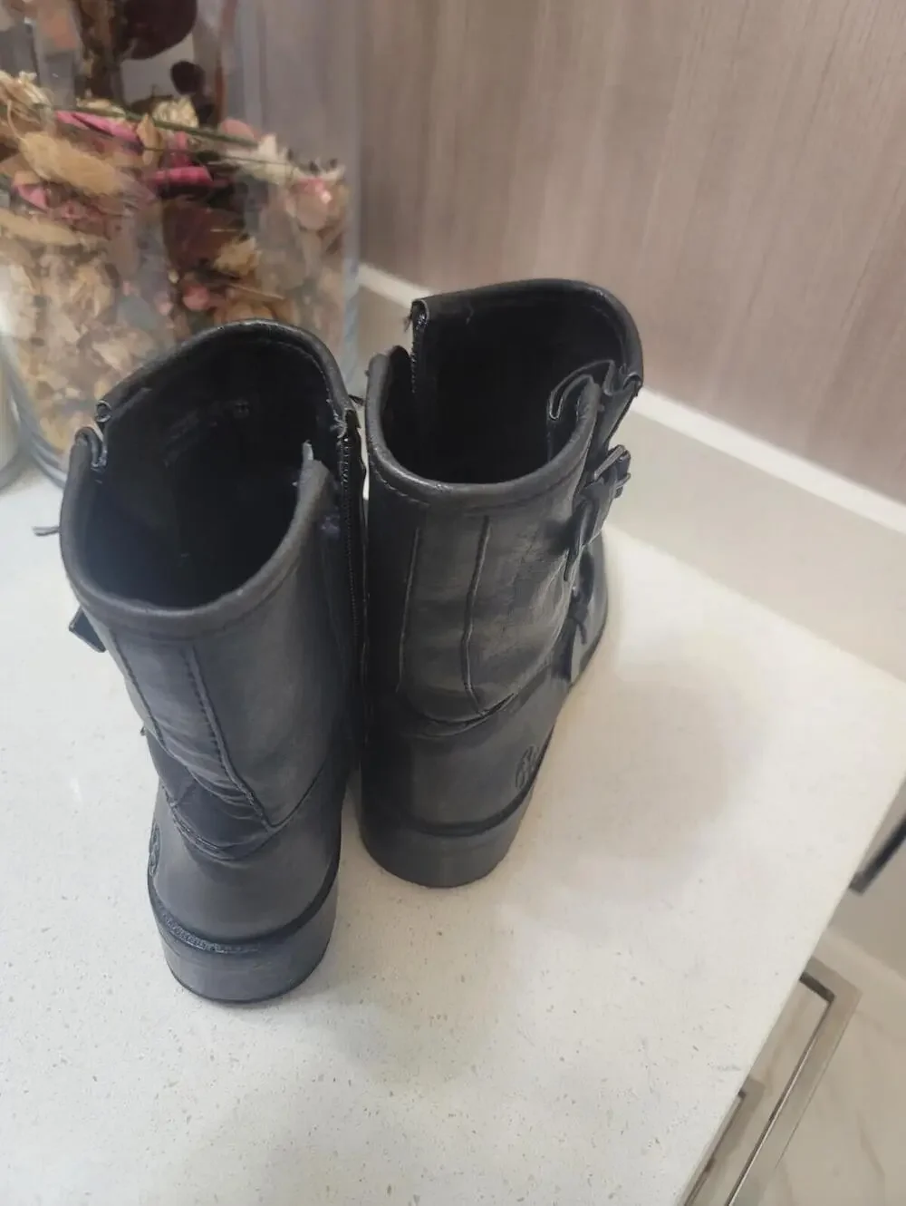 Tory Burch Chrystie Boots With a unique left 9.5 right 10 sizing Women's